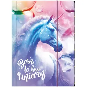 Derform document folder with elastic A4, unicorn design, model TGA4JR15