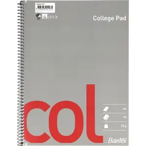 Drawing Pad Bantex A4 unruled 70 sheets — sketchbook for drawing and drafting