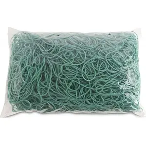 Резинки Office Products (recepturki) диаметр 100 мм, сечение 1,5×1,5 мм, 60% каучука, 1000 г, зелёные
