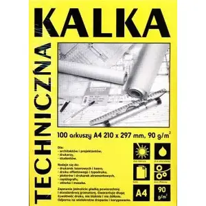 KOH-I-NOOR technical drawing paper Kalka A4 100 sheets