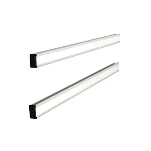 Support rails for T-Card system Acco Nobo T-Card Support Rails 15 Link — aluminium, 481×13 mm