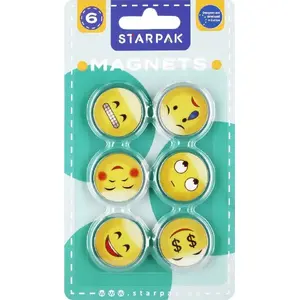 Скобы для степлера STARPAK MAGNES KOL MIX EMOT 33 мм — набор 6 шт. (STK MAG14)