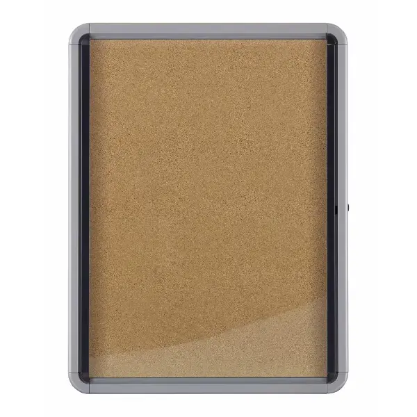 NOBO Premium Plus Cork Lockable Notice Board 9×A4 Photo 2