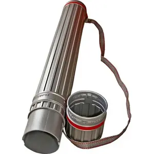 Вентиляционная труба Titanum Tuba регулируемая 60–110 см, Ø 8.5 см, серая