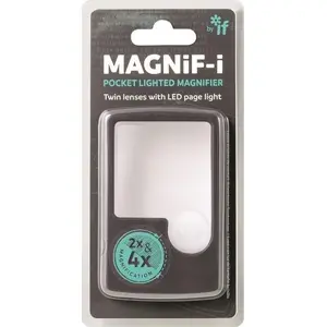 Magnifier with Illumination IF Magnifi‑i model 343768 — handheld magnifying glass with built-in light