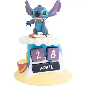 Постоянный 3D настольный календарь DISNEY Stitch Surfer — коллекционная фигурка