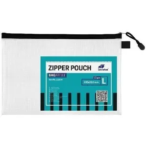 Zip Pouch A4 pack of 12, D.Rect — document storage sleeve for A4 papers