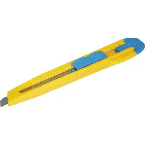 Utility Knife Donau 9 mm blade width, retractable office cutter