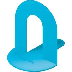 Bookend IF model 343621 blue — single metal book support