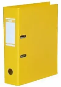 Ring binder Hamelin Elba 100400555 A4+ polypropylene 50 mm spine yellow