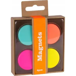 Magnet set Apli Fluor Collection, 4 pieces, mixed fluorescent colors