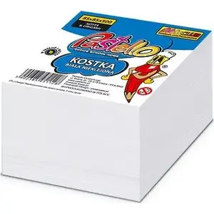 Pastello non-adhesive paper note cube Pastello Kostka 85×85×50 mm white ECO
