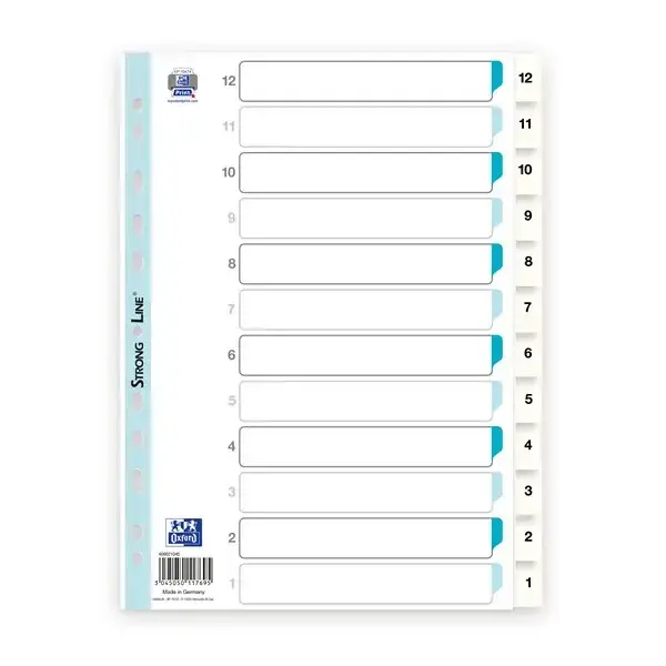 Hamelin Elba 400021040 numeric tab dividers Photo 2