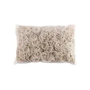 Rubber bands Office Products prescription bands, diameter 140 mm, cross-section 1.5×4 mm, 1000 g pack, white