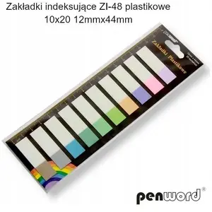 Indexing tabs 12×44 mm Post-It 3M, plastic, 10 packs of 20 tabs