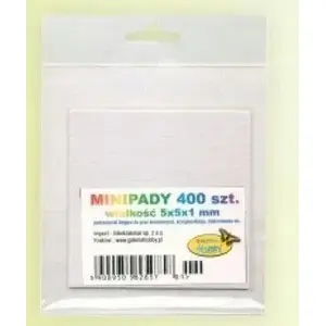 Adhesive mounting pads TEKA Minipady 5×5×1 mm, 400 pcs