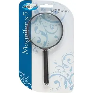 Magnifying Glass Centrum Lupa 5x 75mm model 82068 — Centrum handheld loupe 5×, 75 mm lens