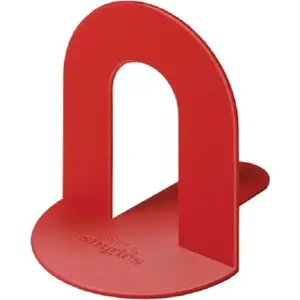 Book End IF model 343617, red — single bookend for shelf organization
