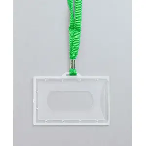 Holder with green tape ARGO, model HOLDER Z TASMA ZIELONA — 50 pcs per pack