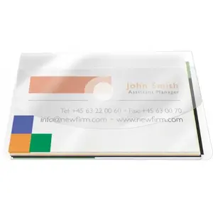 Business card file Q-Connect KF27041, holds multiple cards, compact organizer