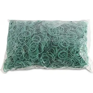 Резинки для денег Office Products, диаметр 25 мм, сечение 1,5×1,5 мм, 60% каучука, 1000 г, зелёные