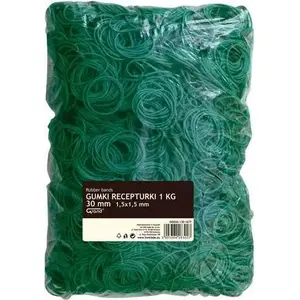 Staples rubber bands 75 x 1.5 mm, 1 kg pack (AB8436)