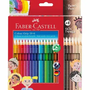 Watercolour colour pencils TEKA 24 pcs — Faber-Castell 112819 (assorted colours)