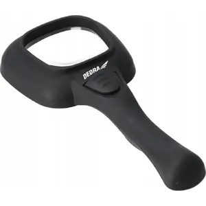 Magnifying Glass Dedra 4× with LED — handheld optical loupe, model 06F815
