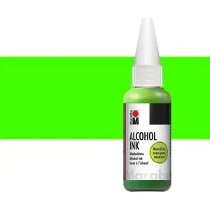 Alcohol Ink SMARTMAX 20 ml neon-green 365 — solvent-based pigment for art and crafts
