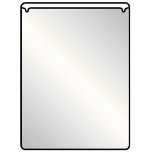 Self-adhesive transparent rectangle labels 3L Biella 510085 – permanent adhesive
