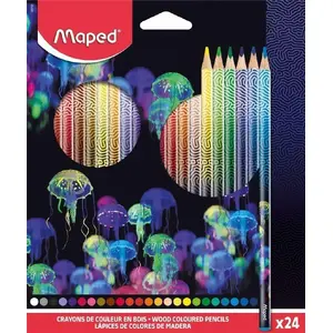 Colored pencils Maped Deepsea set, 24 pieces