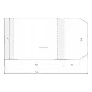 Document cover Sztapel adjustable 250×450 mm, pack of 50, clear protective covers
