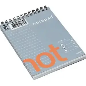 Блокнот Wire-O A6 Bantex — в линию, 100 листов, 70 г/м²