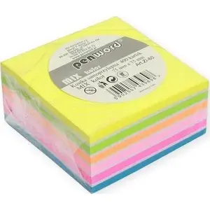 Office paper cube Protos Kostka biurowa mix 75×75 mm 400 sheets