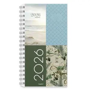 Planner pad Mayland-Burde 16088100 — hardcover, 142 sheets, 101×170×12 mm
