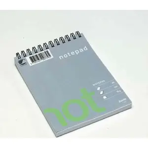 Блокнот Hamelin Bantex Wire-O A6 синеватый, 100 л., бумага 70 г/м²