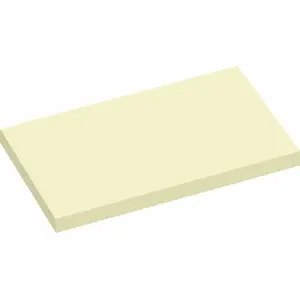 Sticky notes Stickn Q-line 76×76 mm, 100 sheets, yellow, pack of 12
