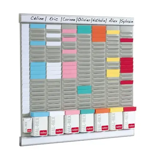 NOBO T-Card Office Planner Kit 24 Slot Photo 3