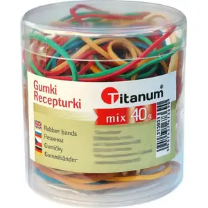 Eraser Titanum Gumka recepturka 40 g in box — mix of 4 sizes, brand Titanum