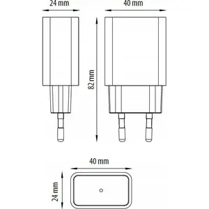 Wall-mounted ZigBee signal repeater Engo EREPEATER, mains 230V, network range extender