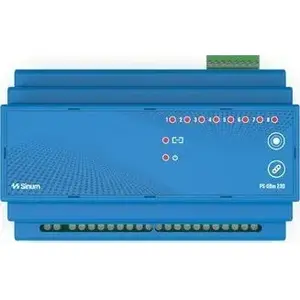 DIN-rail wireless relay module TECH-STEROWNIKI PS-08 230 (blue) — wireless control, mains 230V