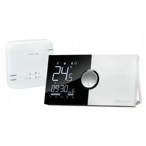 Wall-mounted wireless weekly battery thermostat Afriso 091PRORF