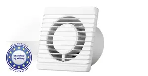 Ventilators airRoxy Planet Energy 100HS ar mitruma sensoru un taimeri