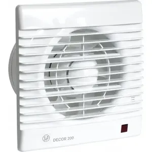 Вентилятор для ванной Venture DECOR 200CRZ 230V 50Hz осевой вытяжной