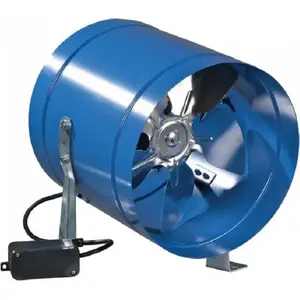 Axial Duct Fan Ventika VKOMz 250 — galvanized steel housing, Ø250 mm, 1070 m³/h