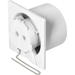Bathroom Extractor Fan ORNO Premium 100 mm with Cord Switch and Ball Bearing