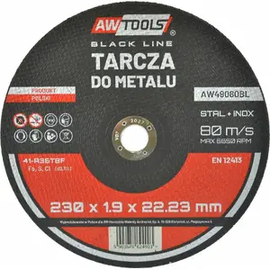 Отрезной диск для металла AWTools 230 x 1,9 мм BLACK LINE