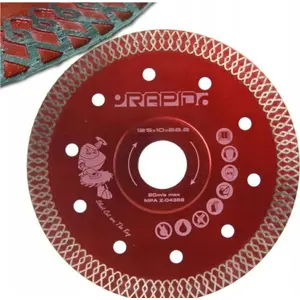 Dimanta griešanas disks 125 mm MAR-POL Rapid Silent Cut Red M08707