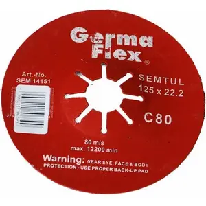 Шлифовальный диск Germa Flex GLK24 для керамогранита 125 мм P24