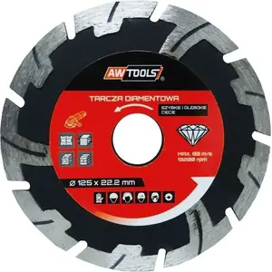 Алмазный диск AWTools AW46230 — 230 x 22,2 мм, для быстрого глубокого реза